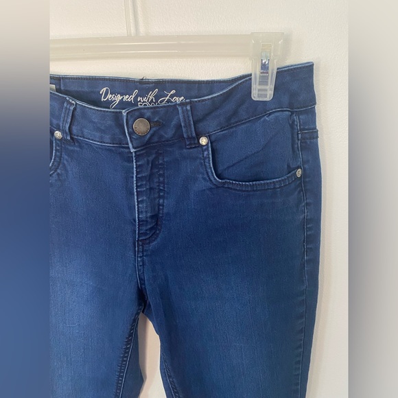 Dark Blue Flare Bottom Jeans - Size 29 - Picture 2 of 4